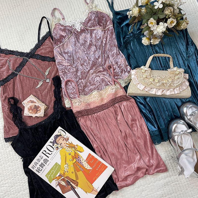 日制古着吊带vintage奈奈风