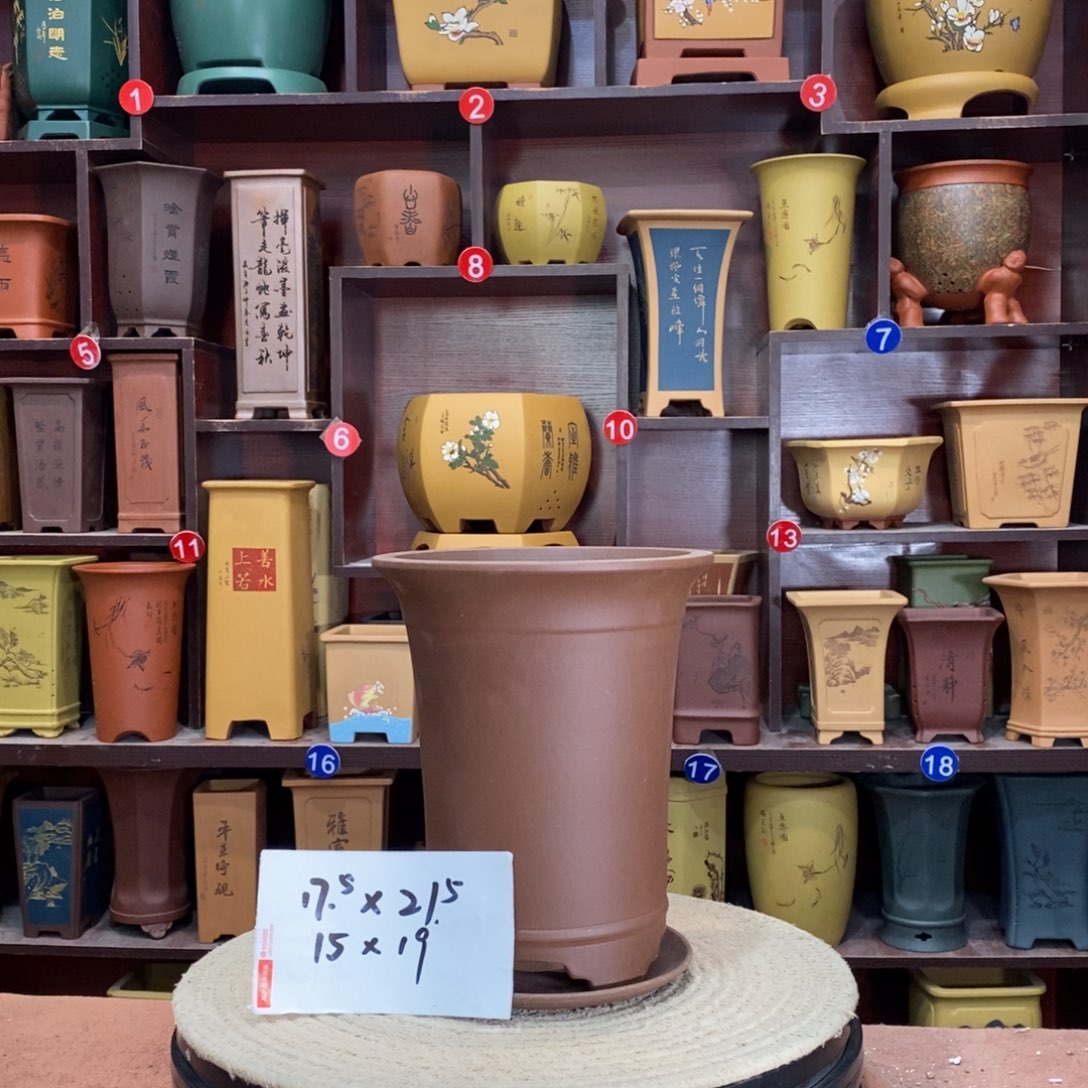 紫砂艺术紫砂花盆