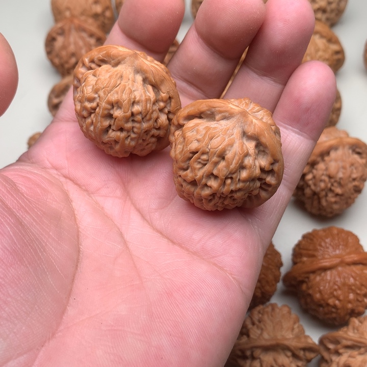 文***刘吊坠文玩核桃莲花