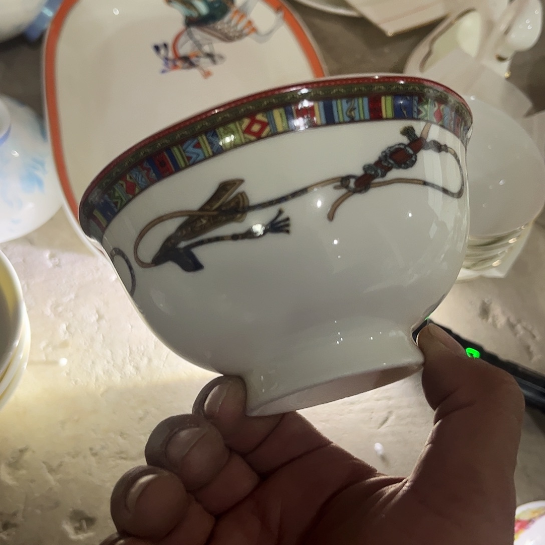 瓷片爱马五寸十个微瑕