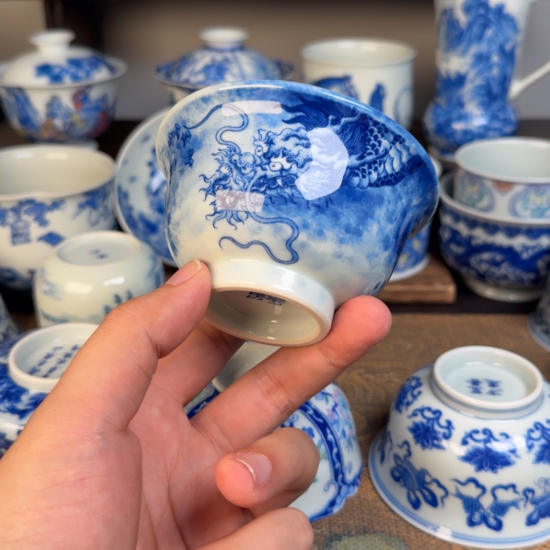 廿***悟现代手工手绘茶器