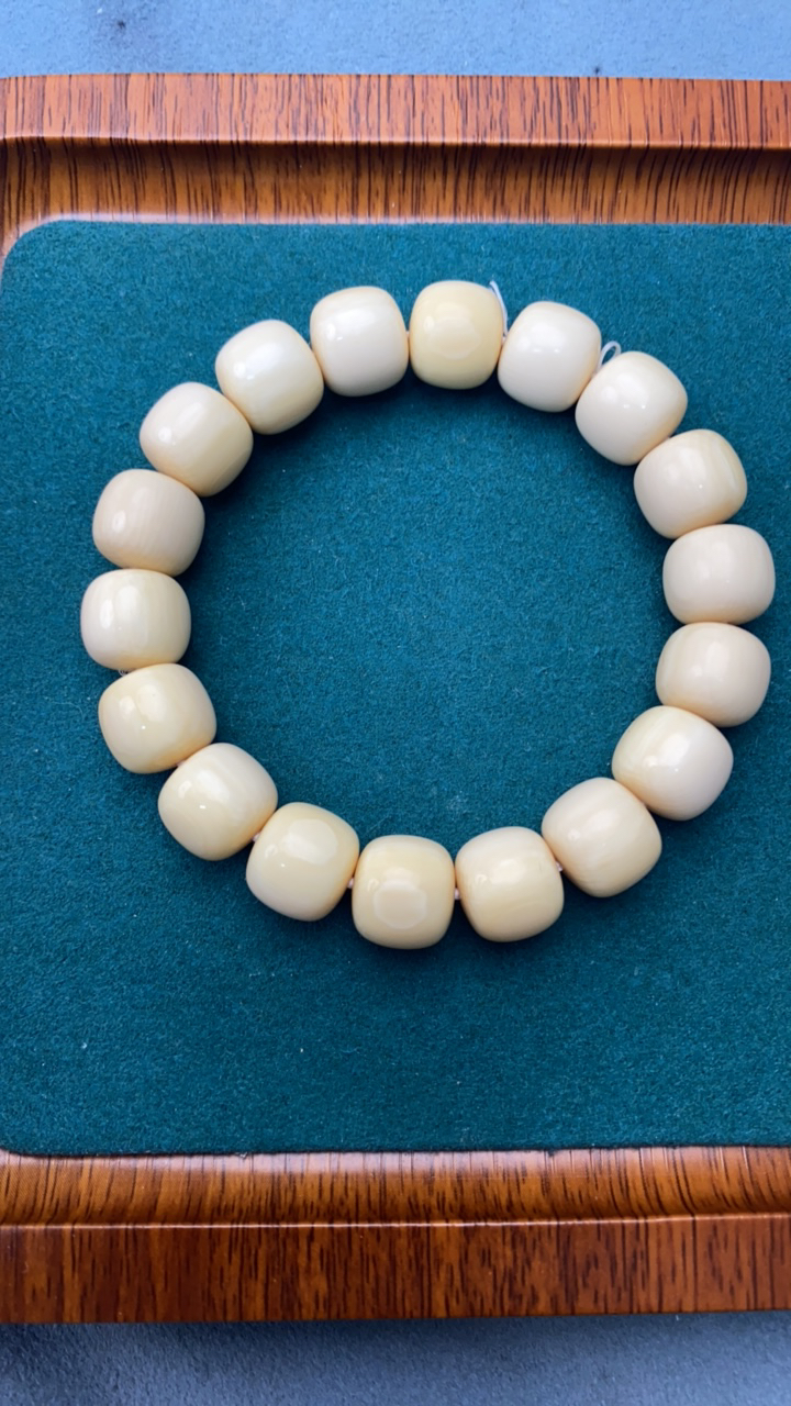 猛犸牙1.2果冻料老型手串