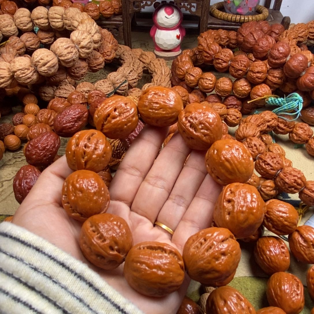 望***东吊坠文玩核桃胖墩墩串文玩核桃