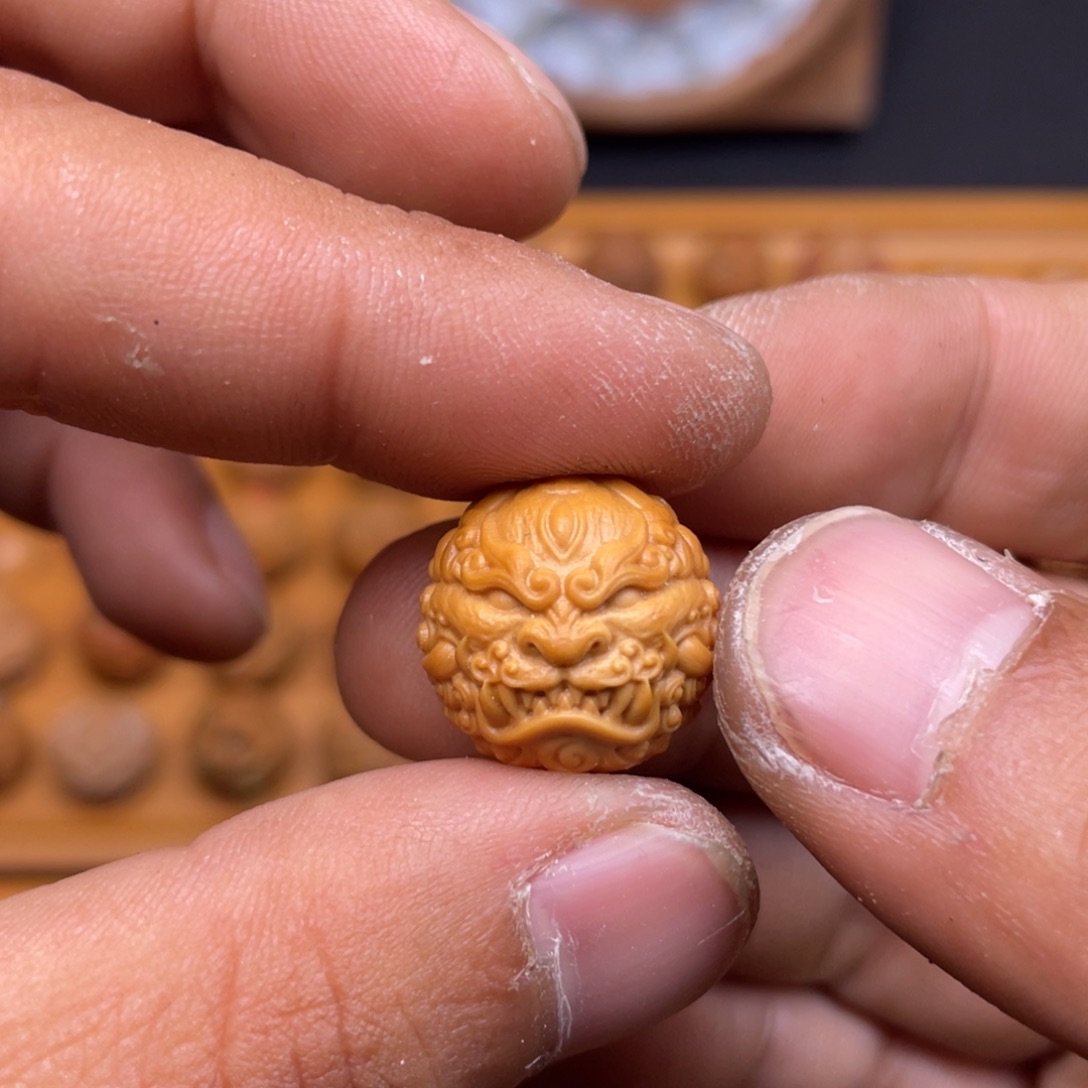 顺****猴头核桃吊坠猴头核桃素款唐狮