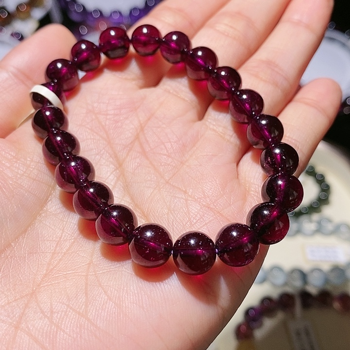 未镶嵌手串石榴石