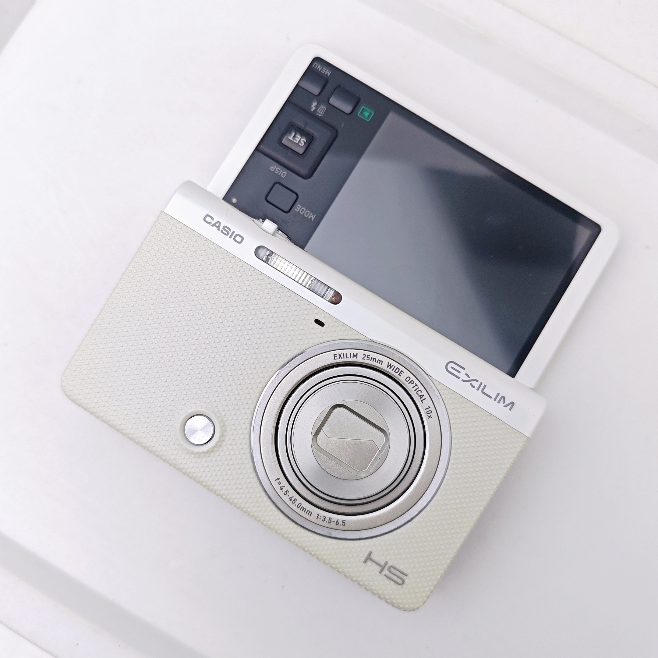 9新 Casio/卡西欧 zr50 白色明星同款 美颜自拍机 1600万像素