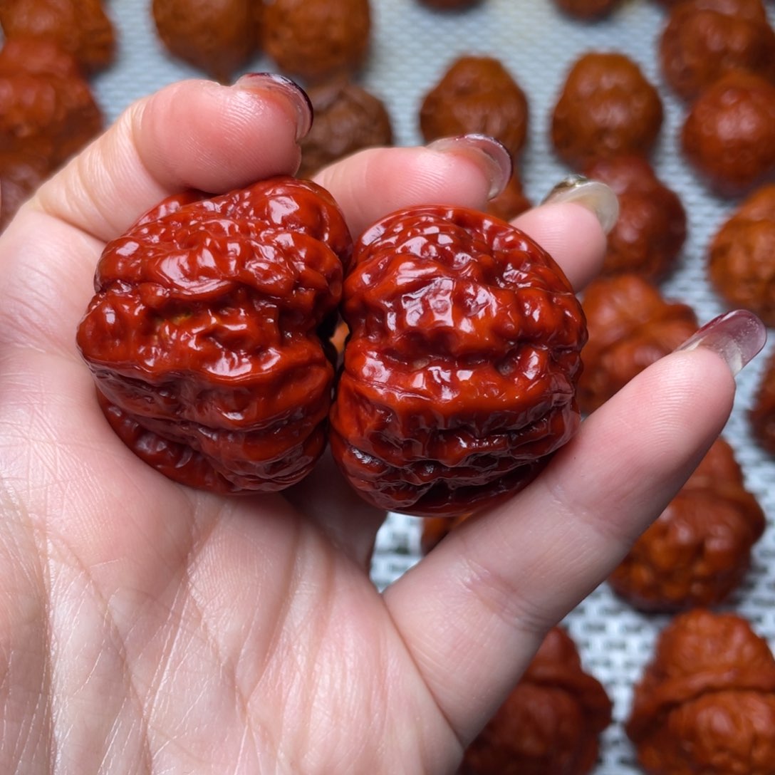 桃核吊坠文玩核桃 手把件 蛤蟆头 38