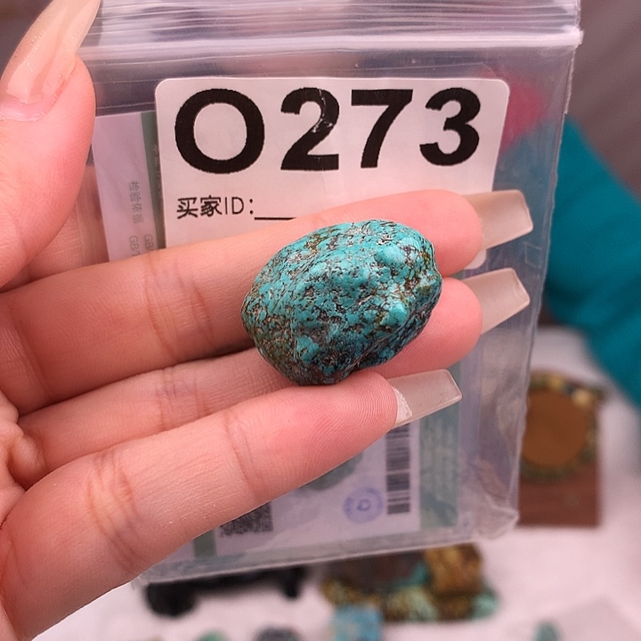 简***美绿松石未镶嵌原矿