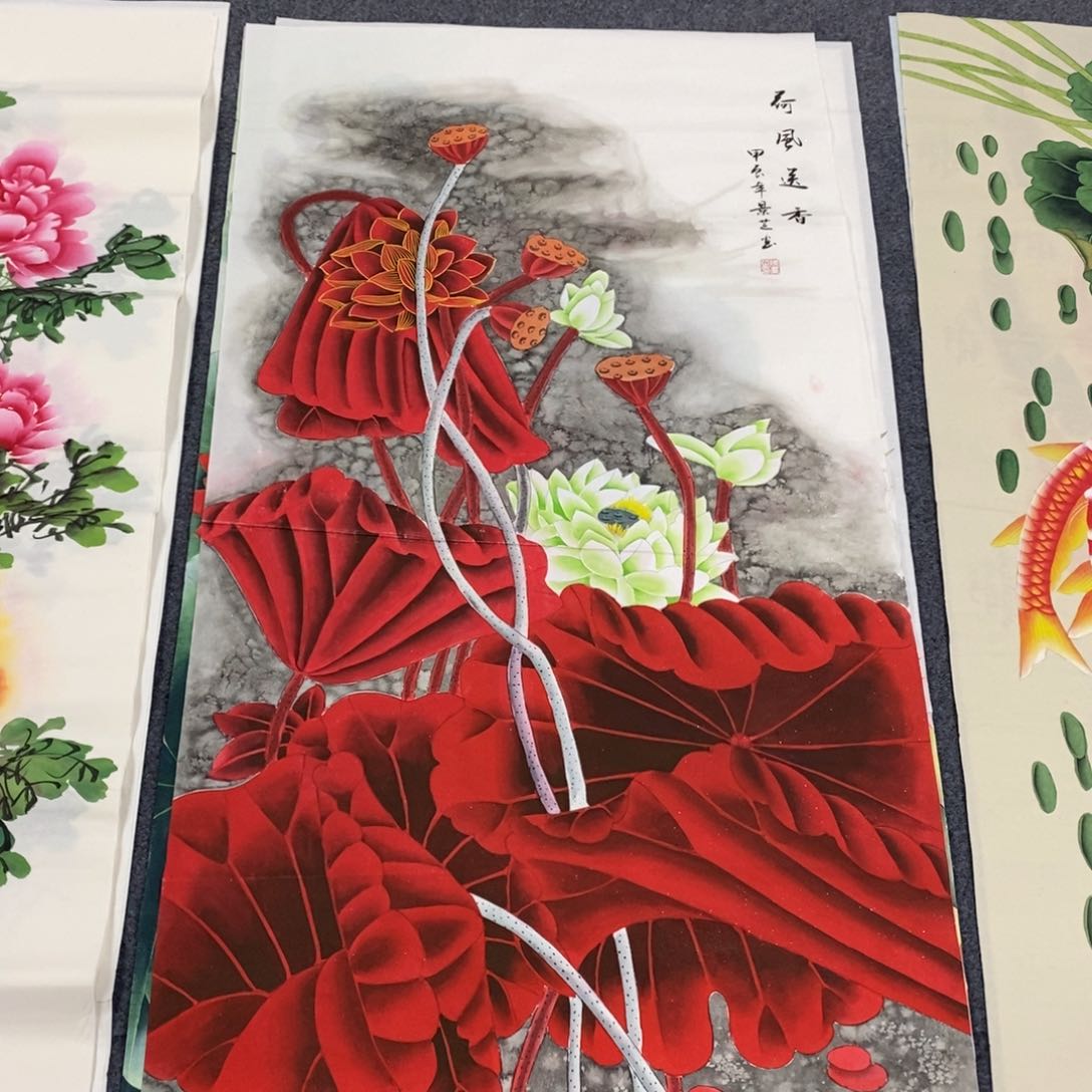 国画140✖️70工笔画画画画画画