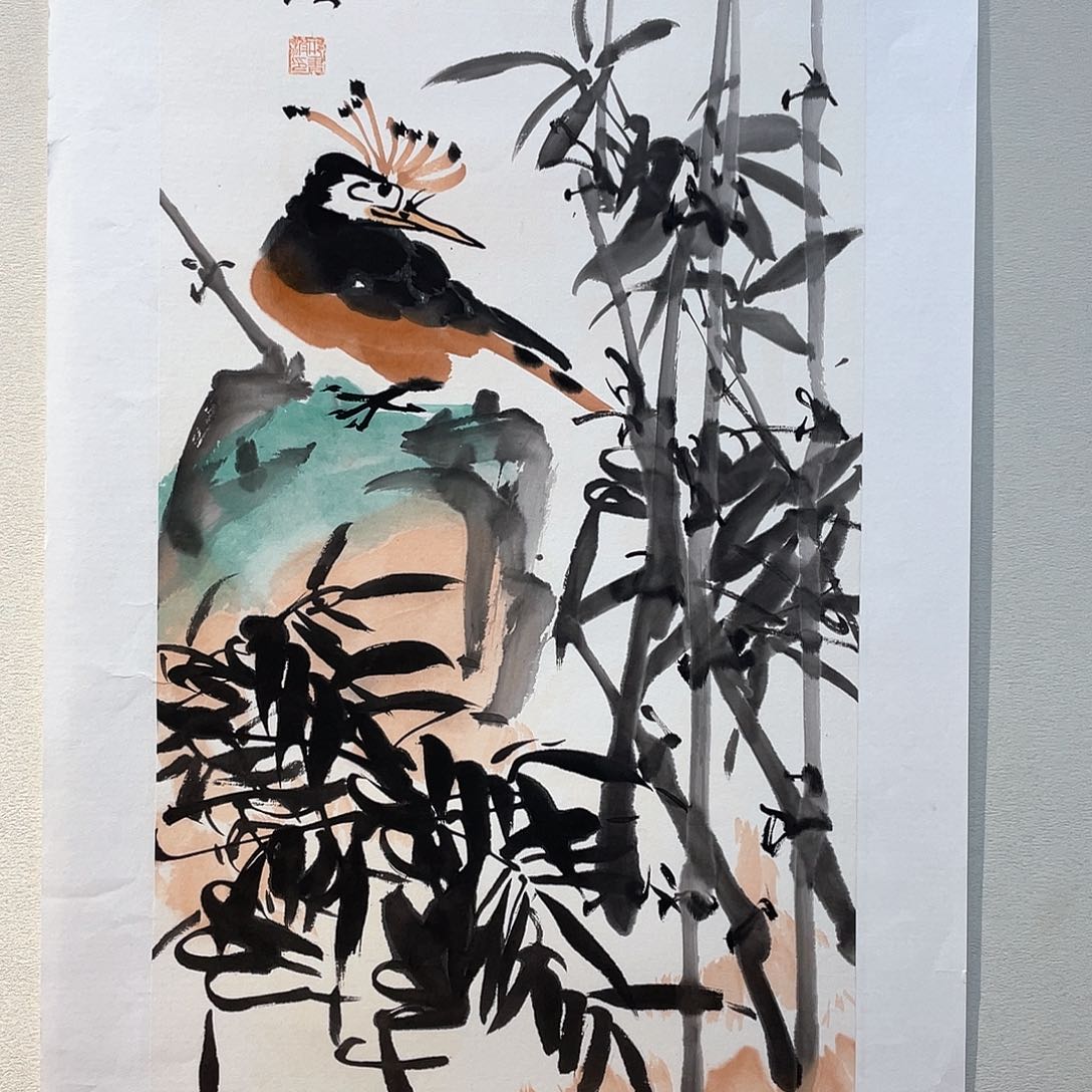 国画把门反了……把门反