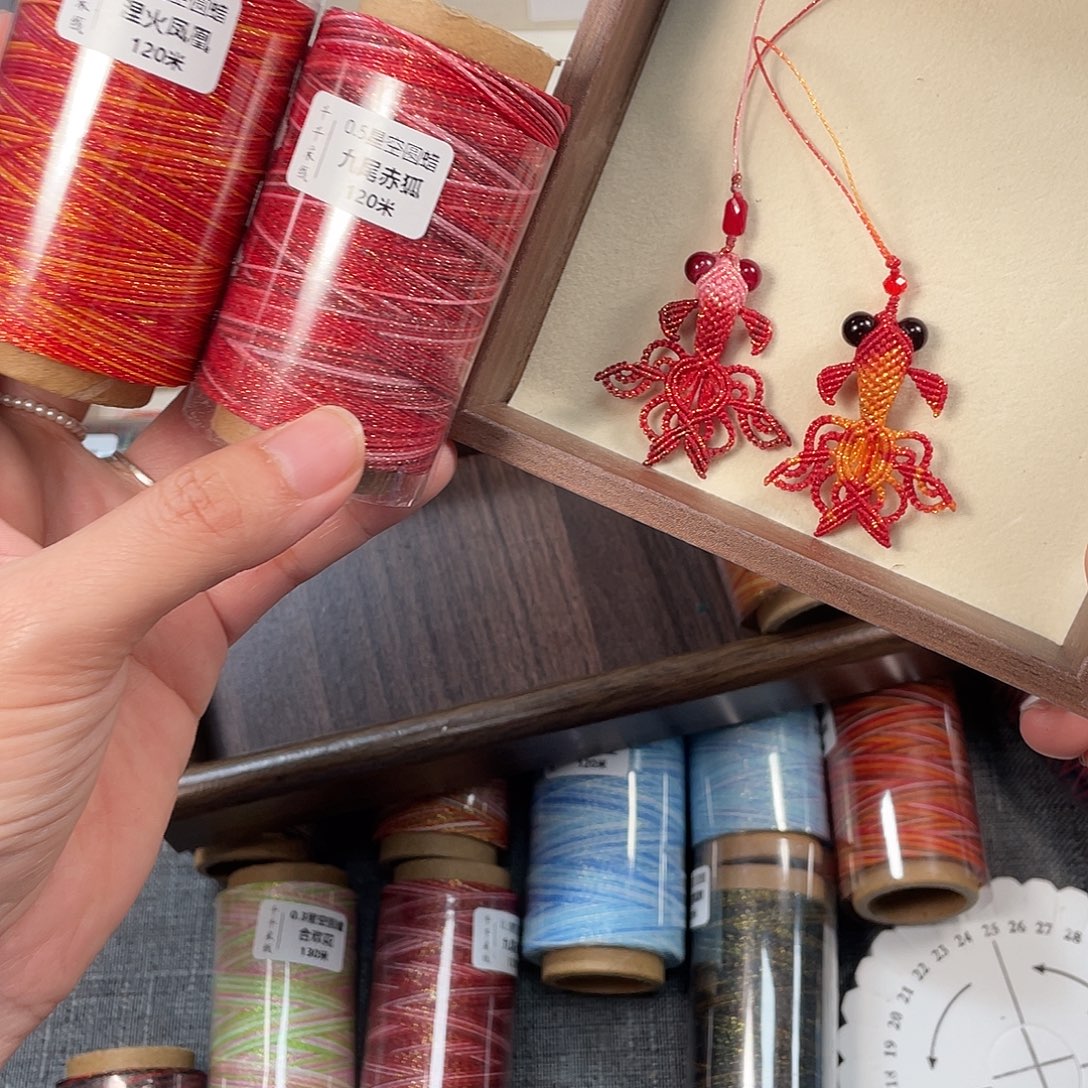 聚酯纤维0.5星空圆蜡火凤凰➕九尾