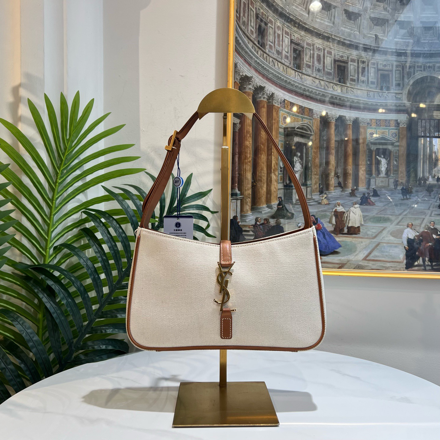 95新 YSL/圣罗兰 御古屋/25989/hobo 22s 底长24 