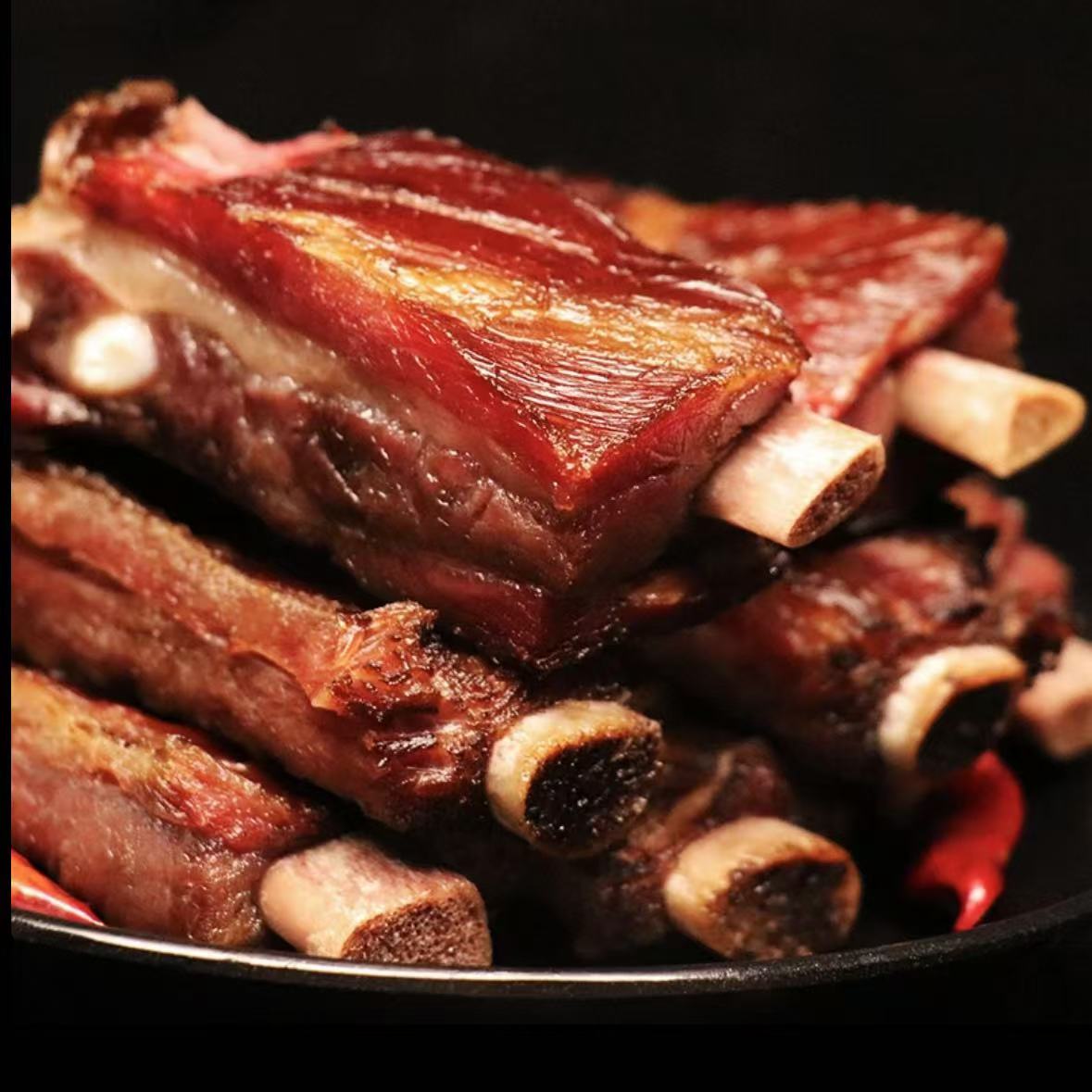 农村姐熟食猪腊排骨