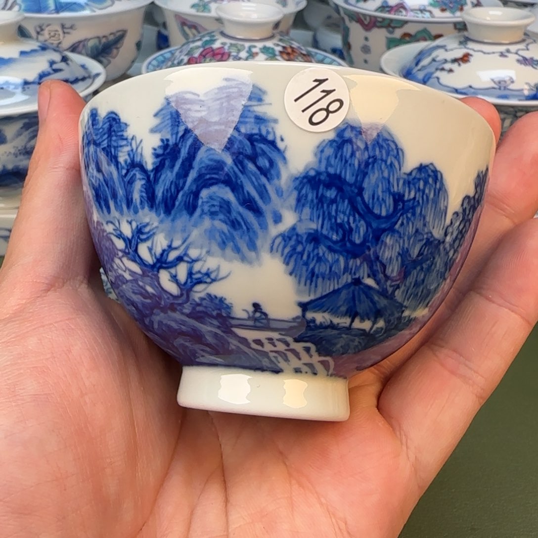 彦祖纯手工手绘茶具118