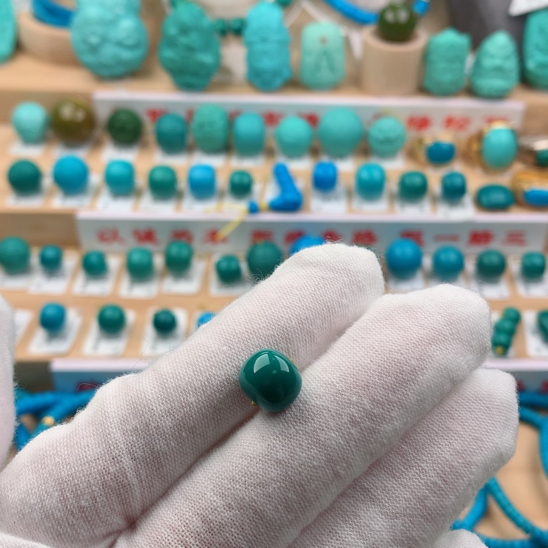 绿松石未镶嵌配饰9.5-8.5