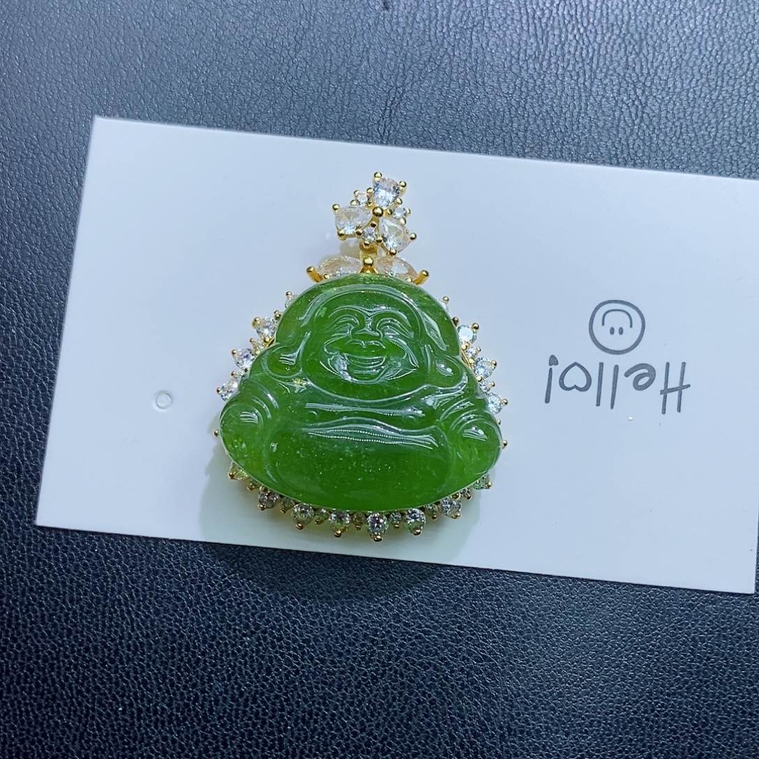 碧玺颈饰未镶嵌碧玺吊坠