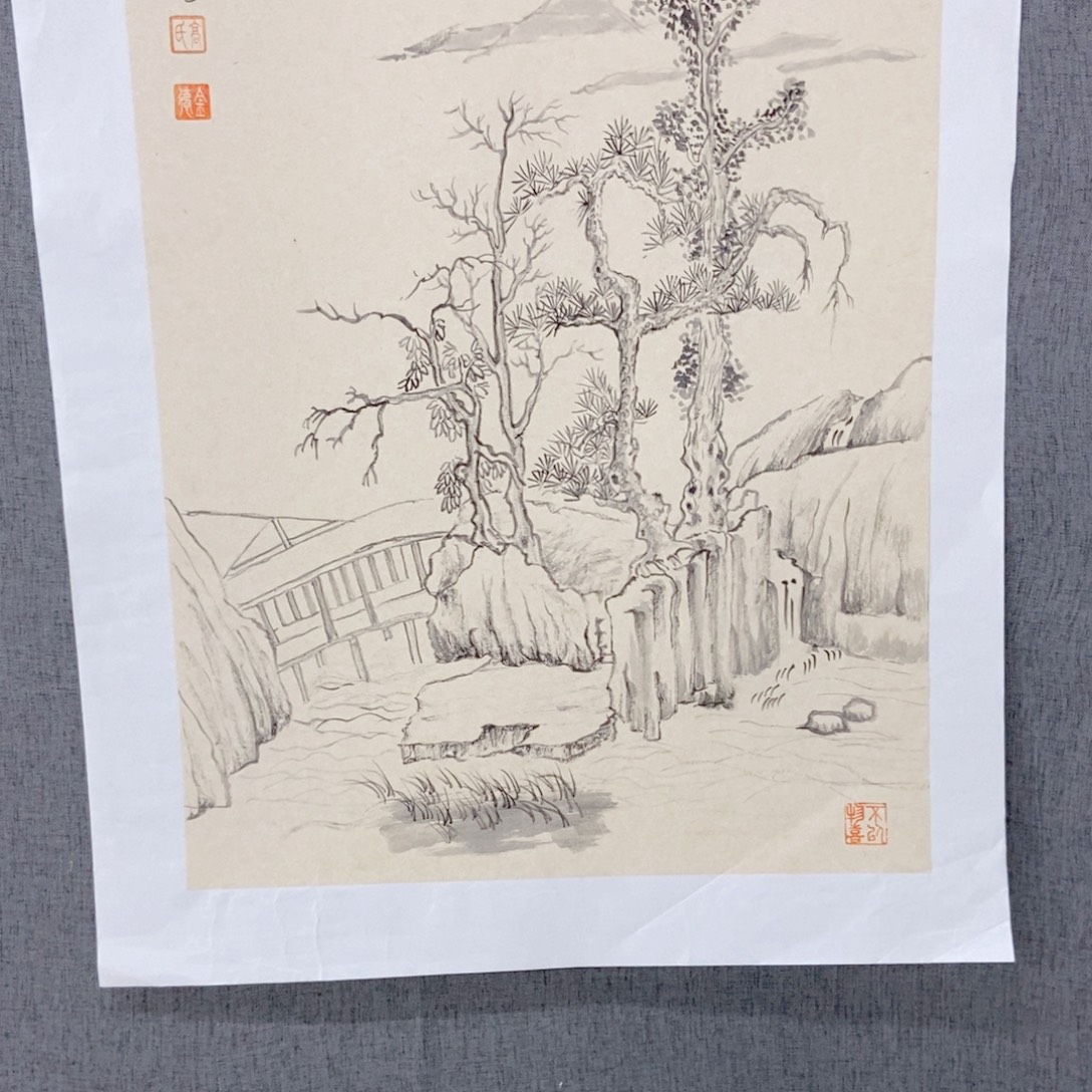 国画手写手绘作品50