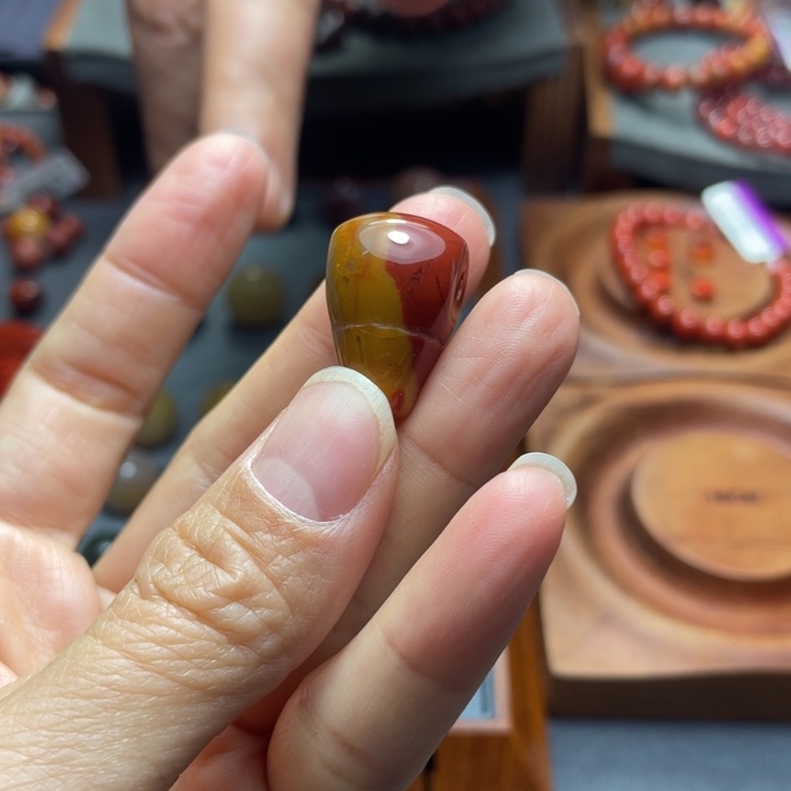 南红玛瑙未镶嵌单珠