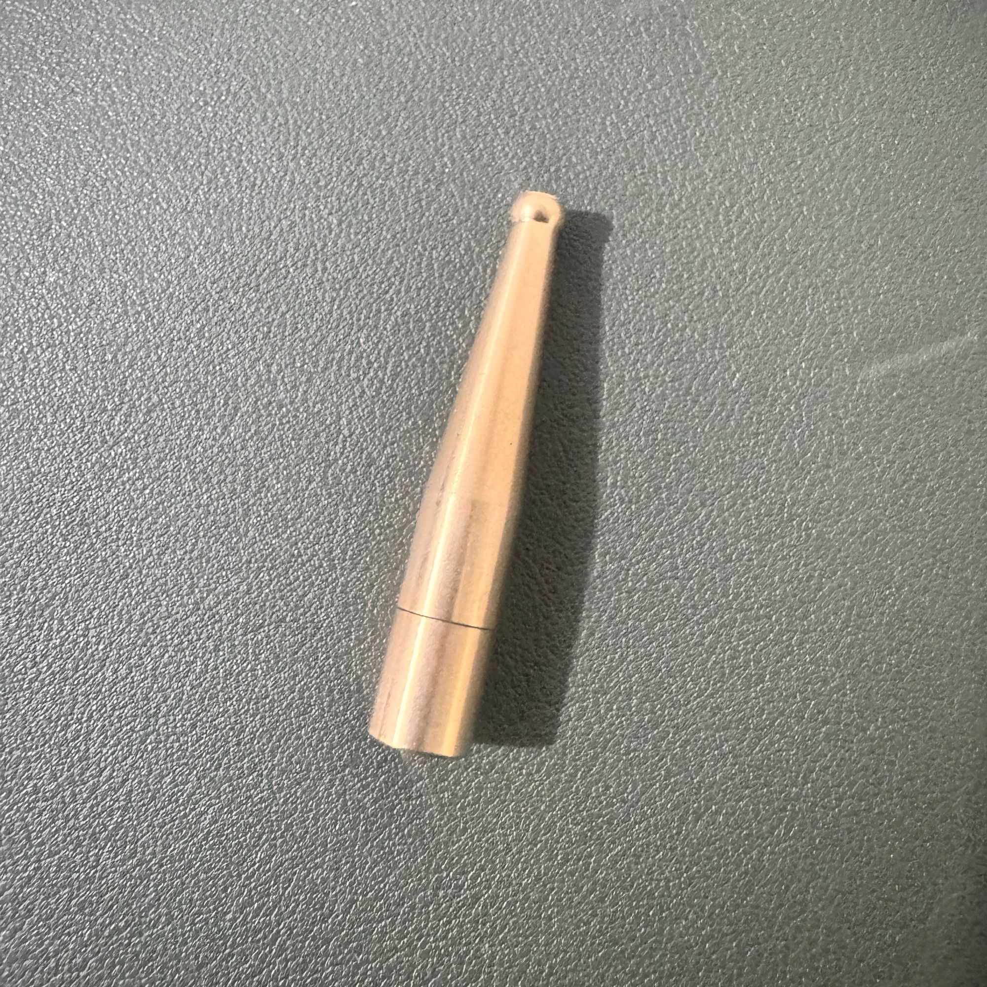 直播黄铜烟嘴粗中细循环使用便携