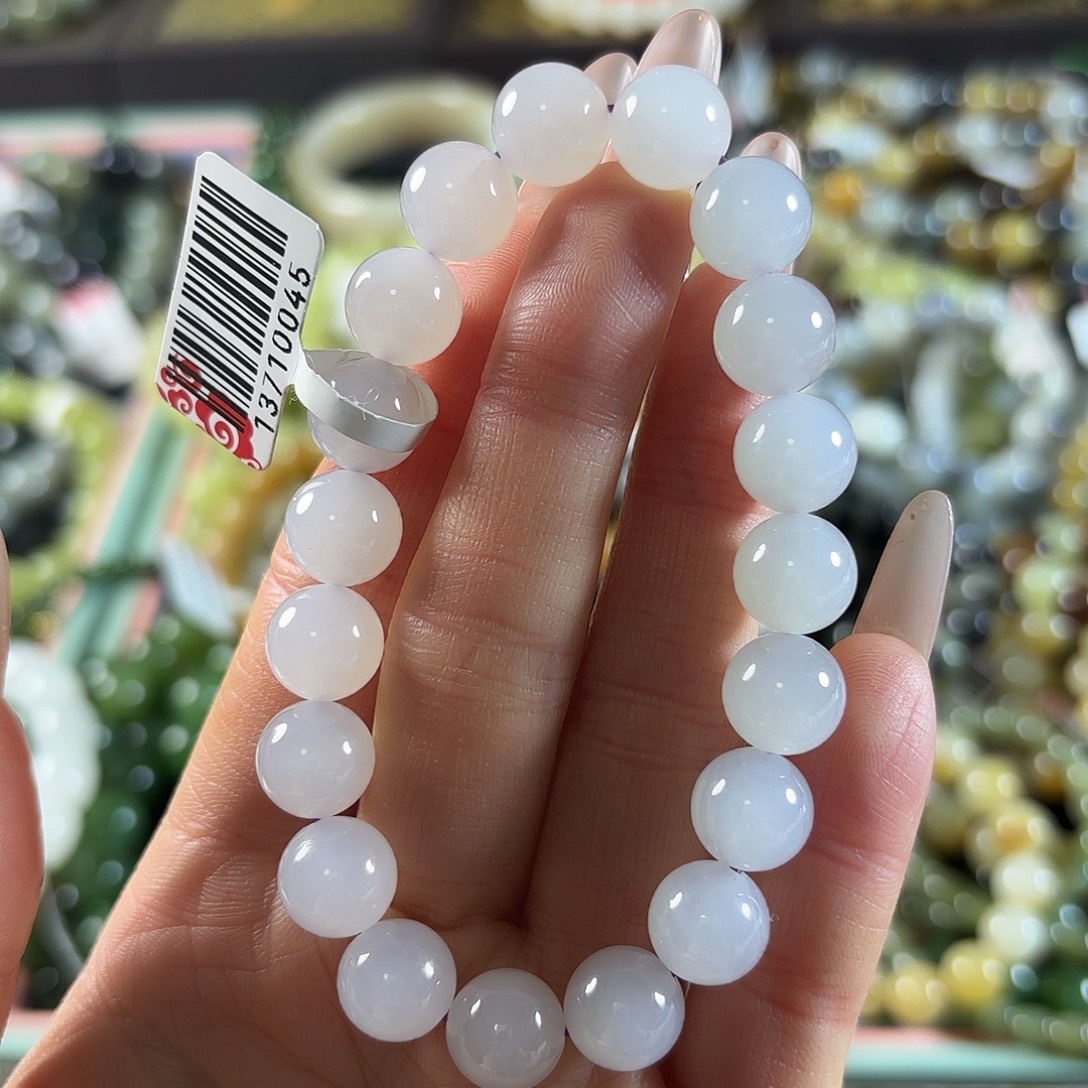 和田玉未镶嵌手链477