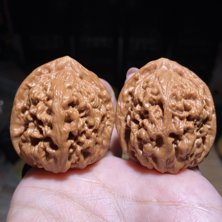 文玩核桃凤凰台盘玩手把件小众 39边37肚42高