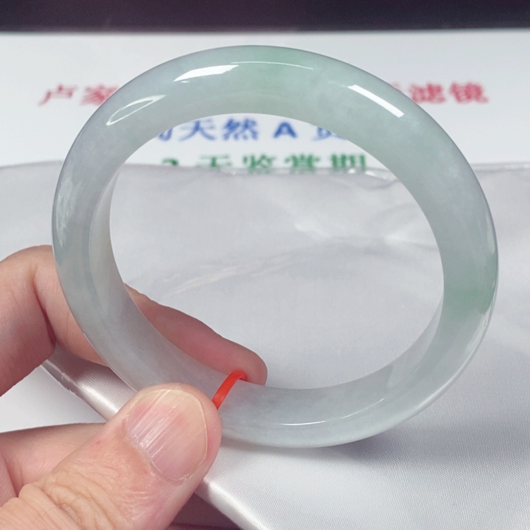 翡翠未镶嵌手镯58.8圈