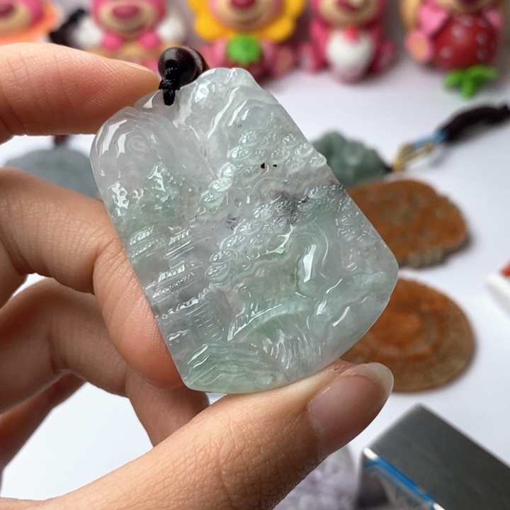 翡翠未镶嵌颈饰翡翠