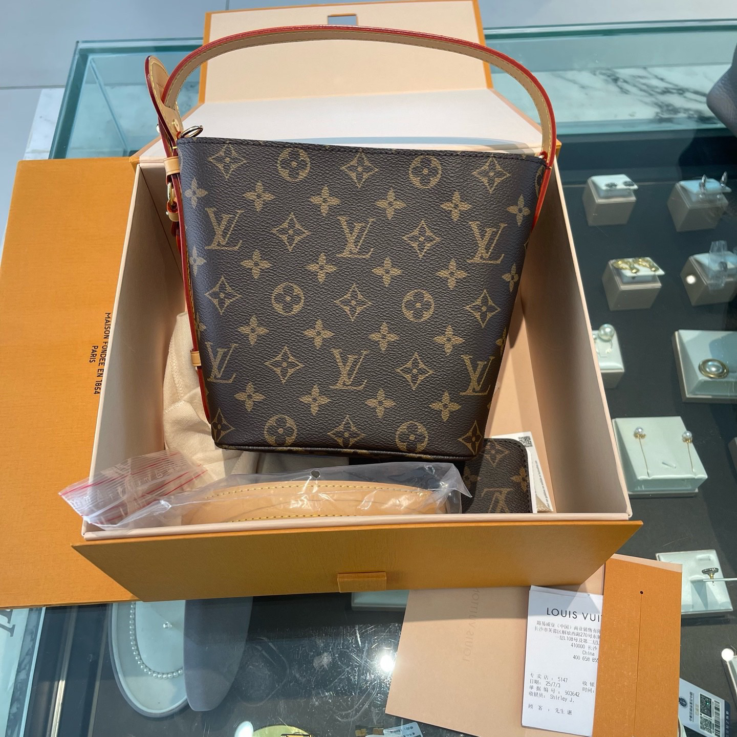 未使用 LouisVuitton/路易威登 25新款allinbb单肩手提包