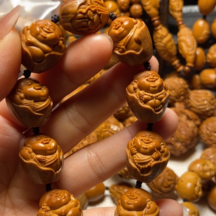 【闪购商品】橄榄核手串/手链包衣弥勒