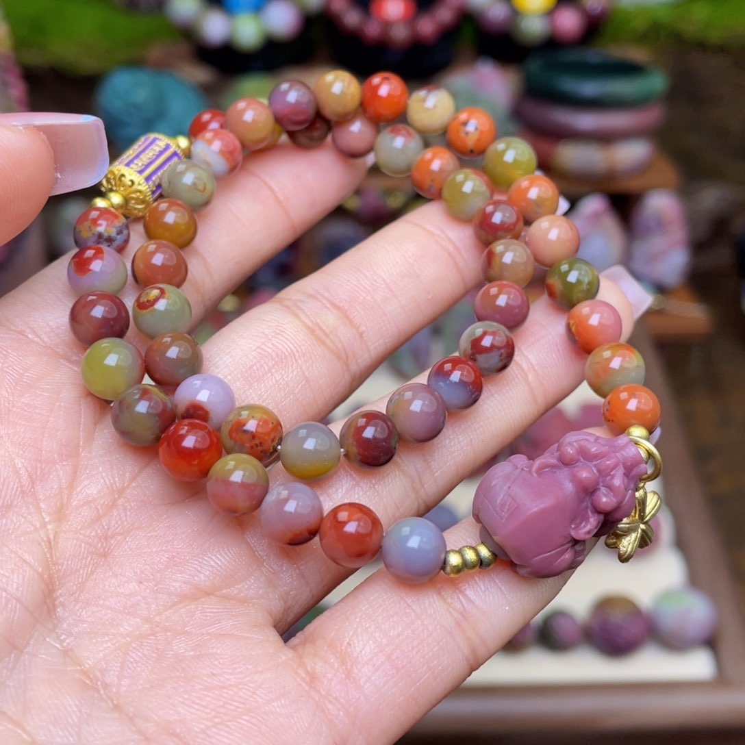 玛瑙/玉髓珠宝半成品未镶嵌盐源玛瑙福利包浆