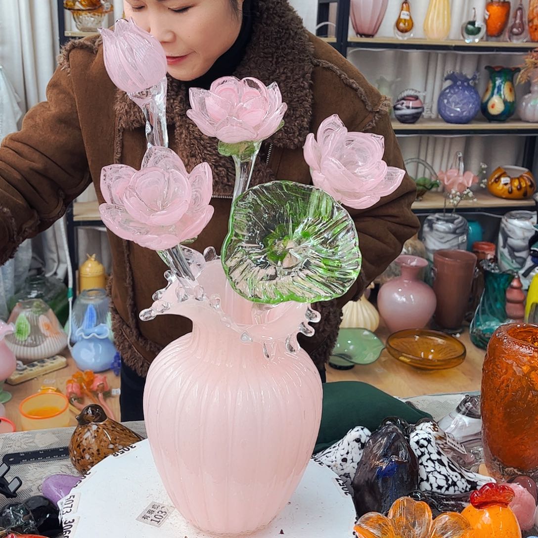 岫***忙一套家悦琉璃工艺品