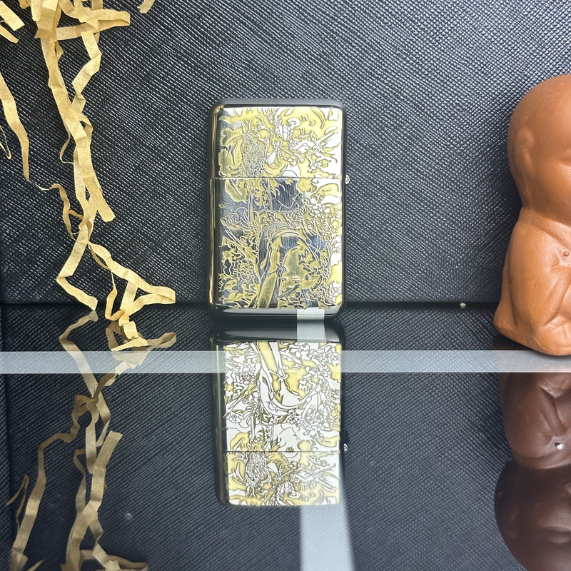 ZORRO790白镍刀马旦打火机（赠送官方礼盒证书，裸机不赠送口粮）16