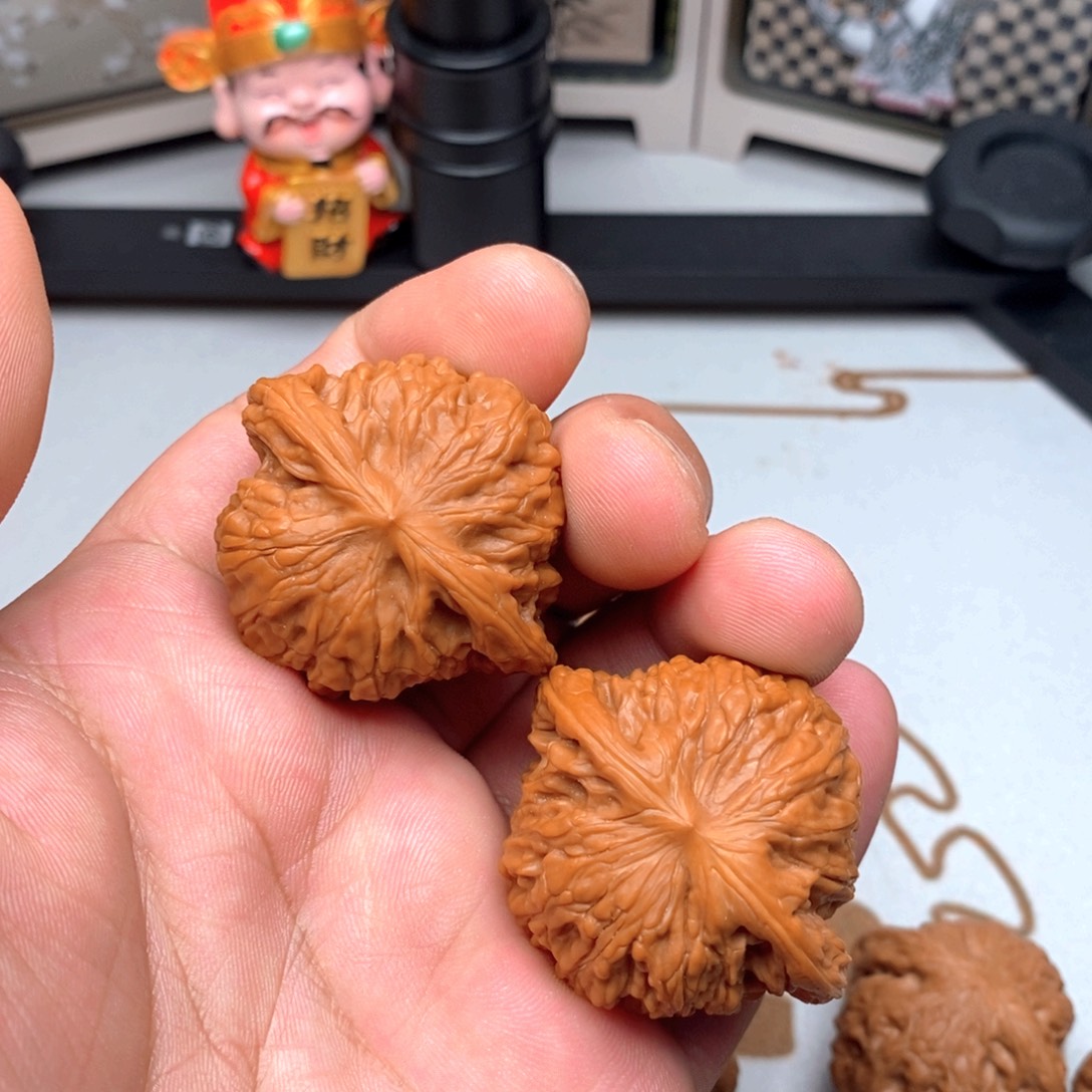 文玩核桃把件正磨42尺放漏