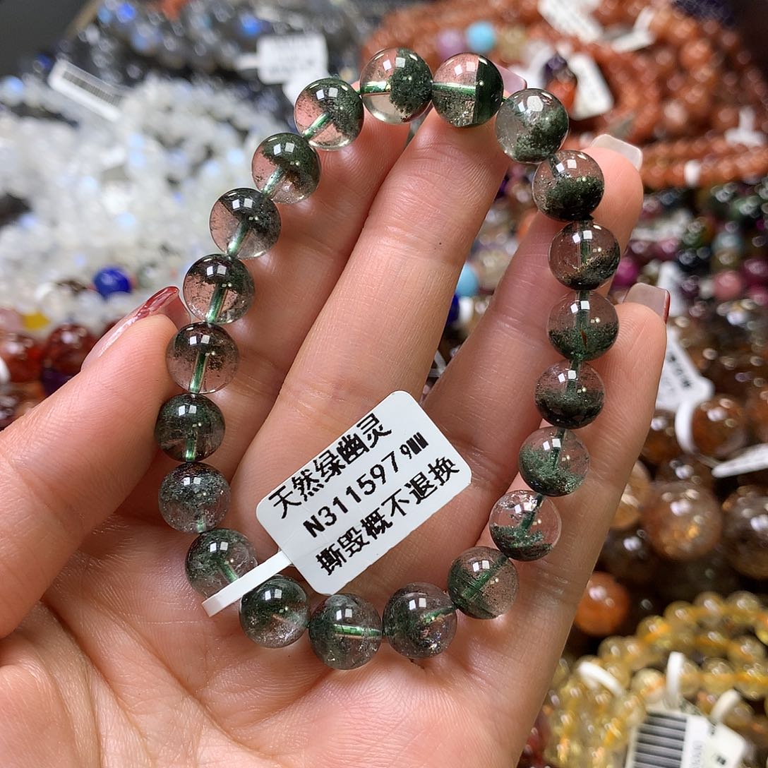 水晶手链未镶嵌，