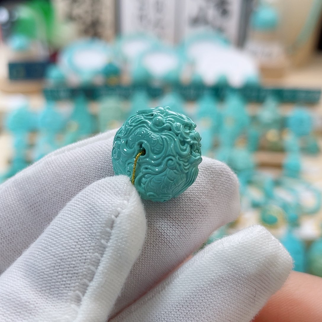 绿松石珠宝奇石未镶嵌
