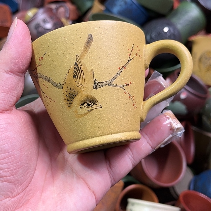 紫砂茶杯全手工紫砂主人杯