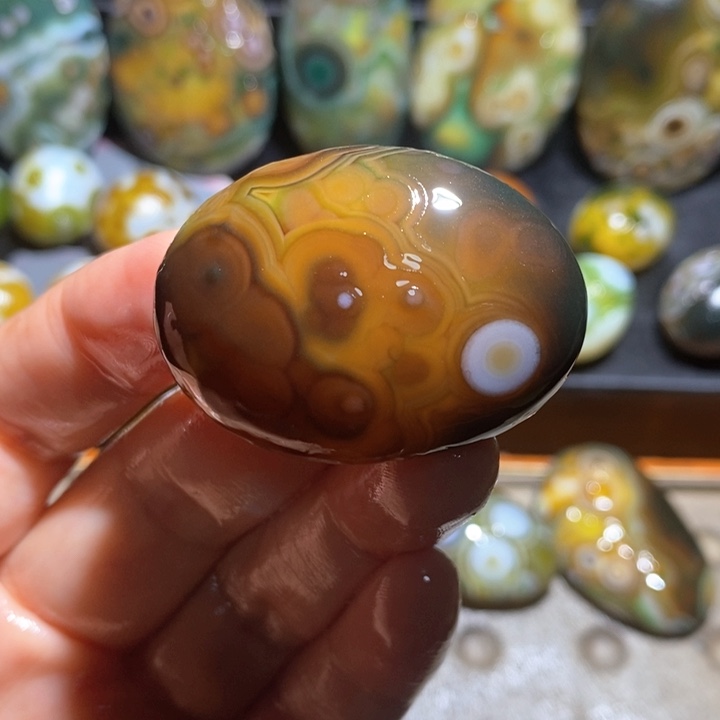 未镶嵌玛瑙/玉髓珠宝半成品108