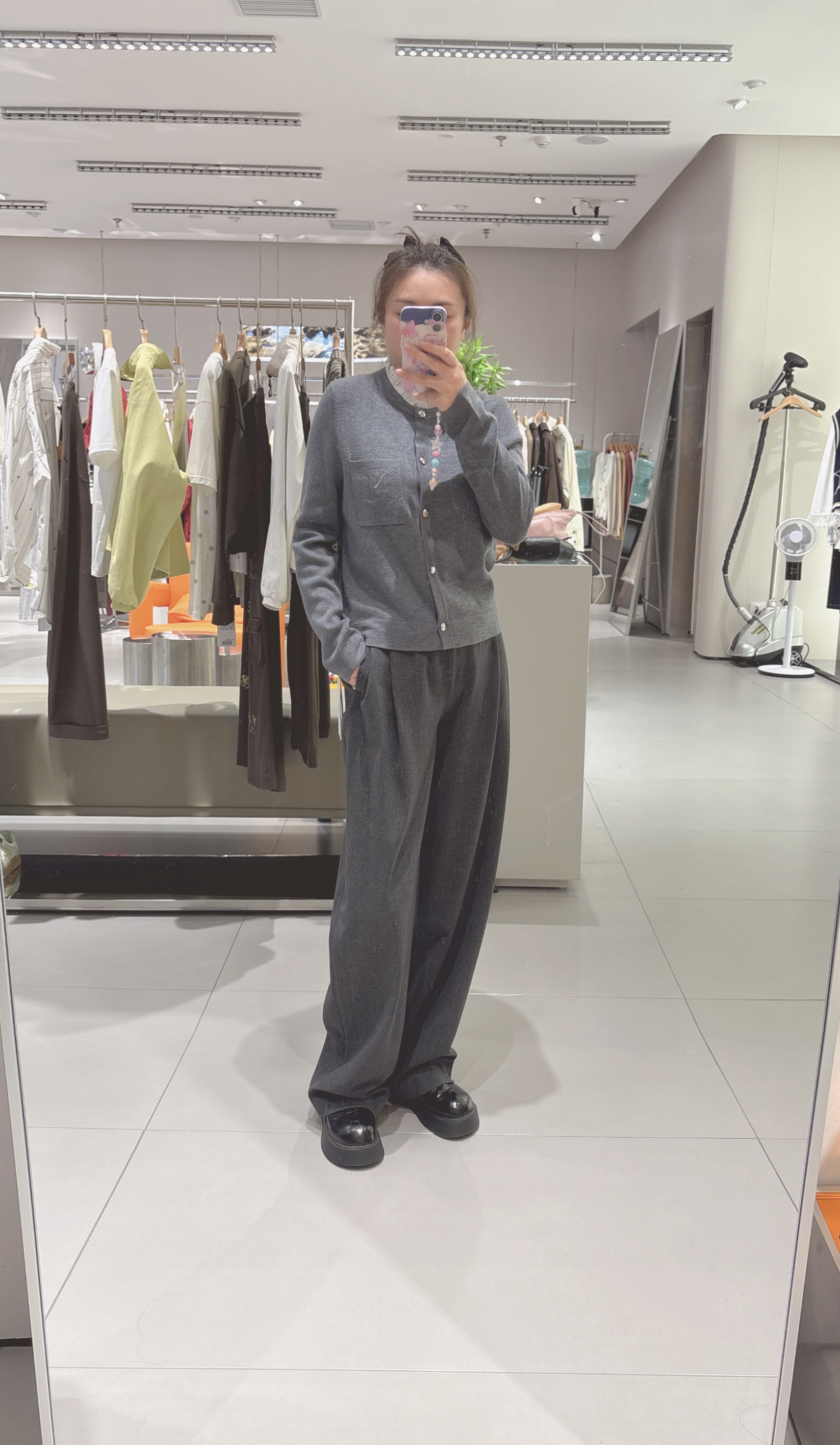 章那汀/53585冬季新款针织套头开衫