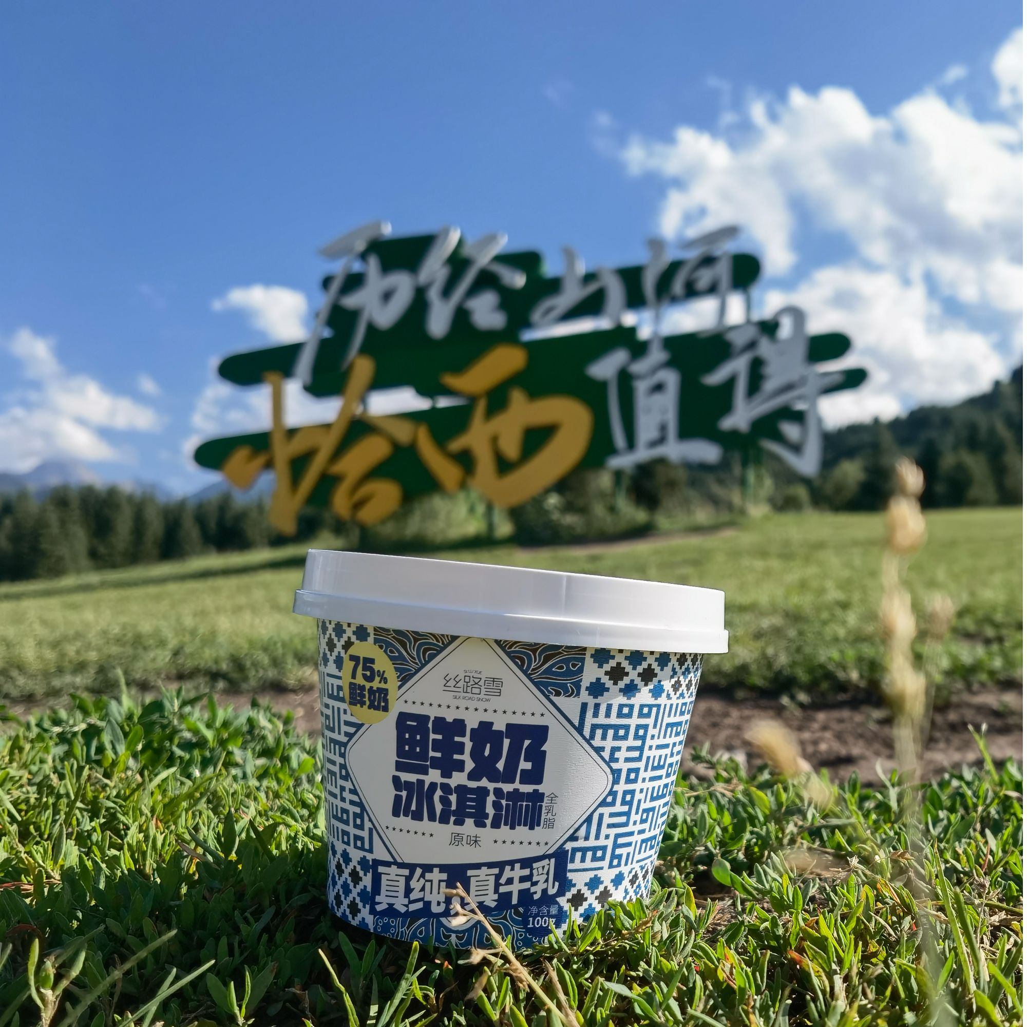 丝路雪新疆鲜奶冰淇淋