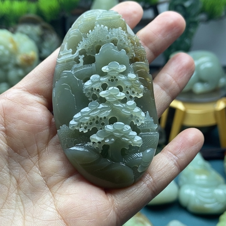 和田玉把件未镶嵌