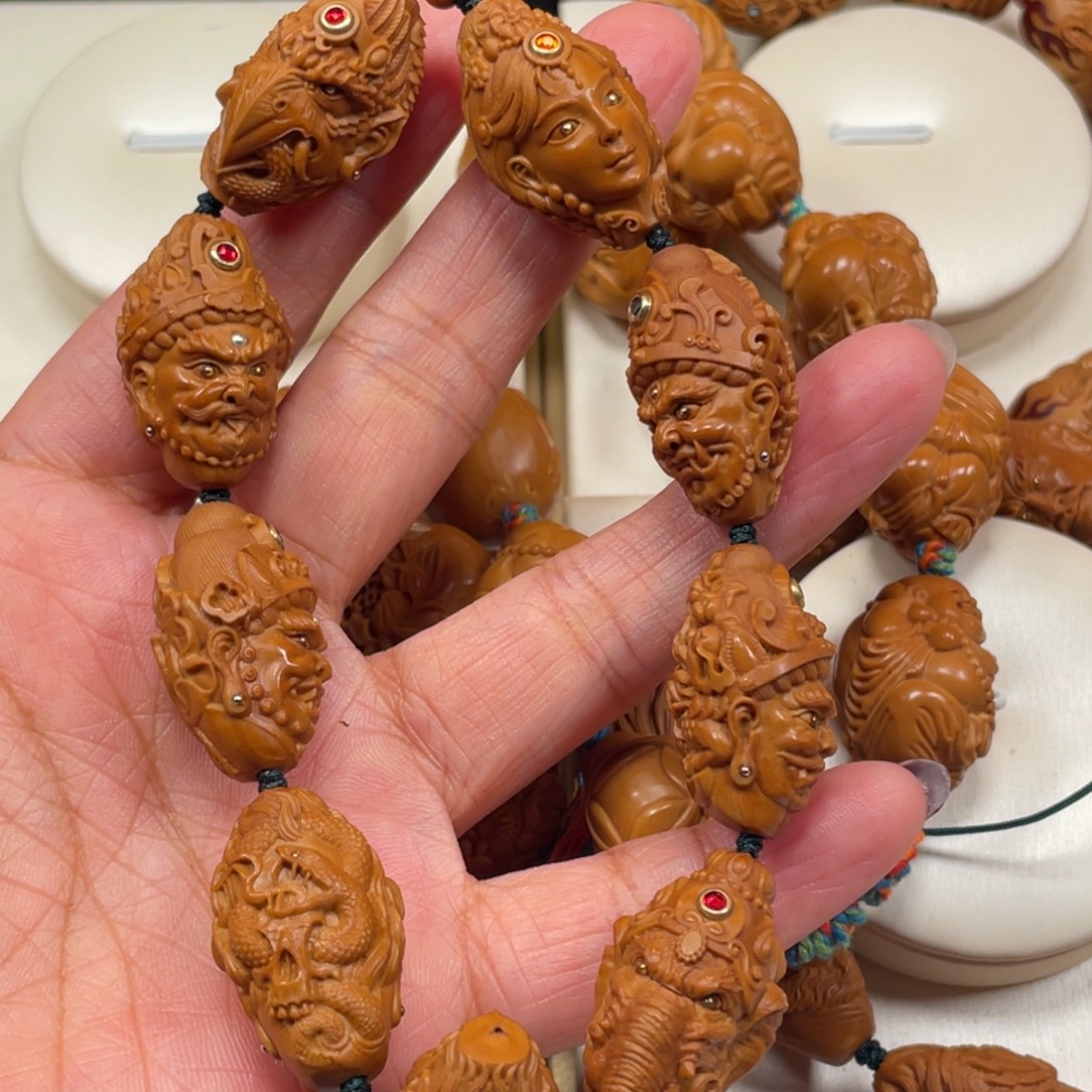 橄榄核手串/手链五色财神橄榄核手串