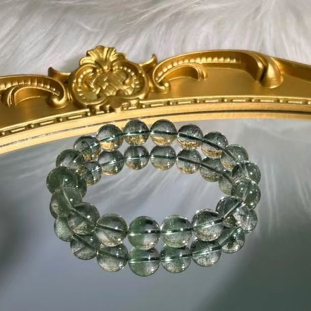 天然净体绿幽灵水晶手串-Z040多样性发其一