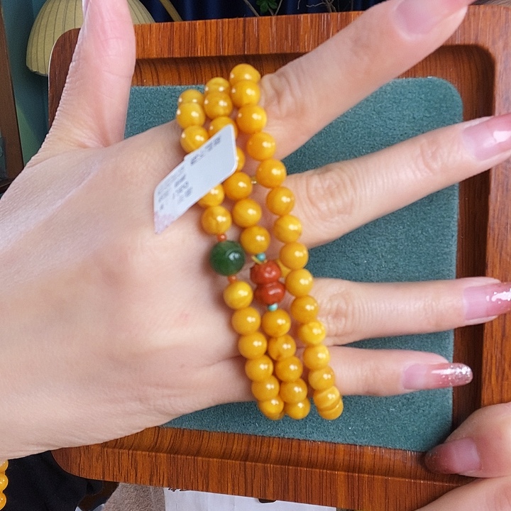 蜜蜡未镶嵌手链手串