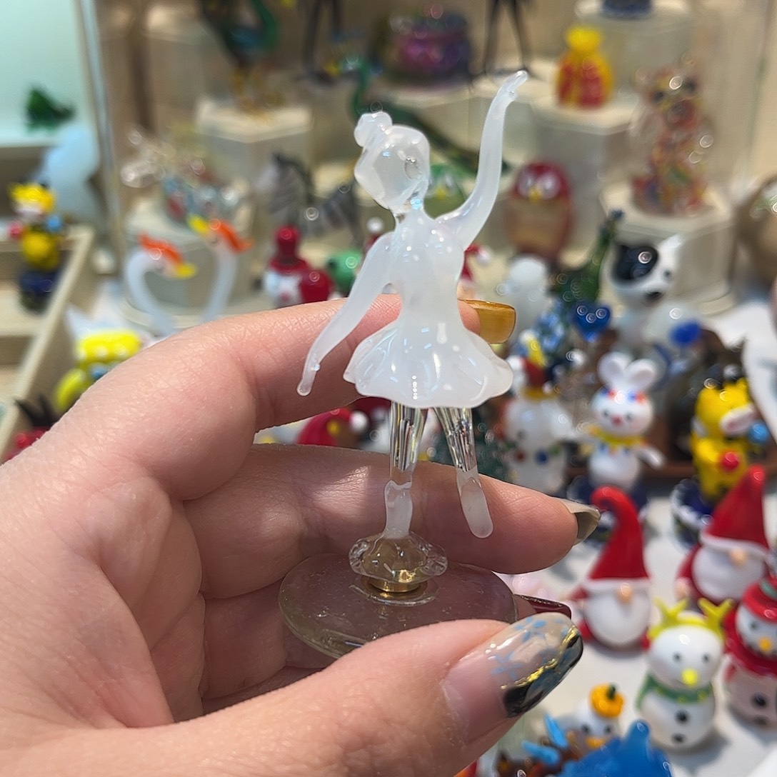琉璃手工艺品芭蕾舞女孩