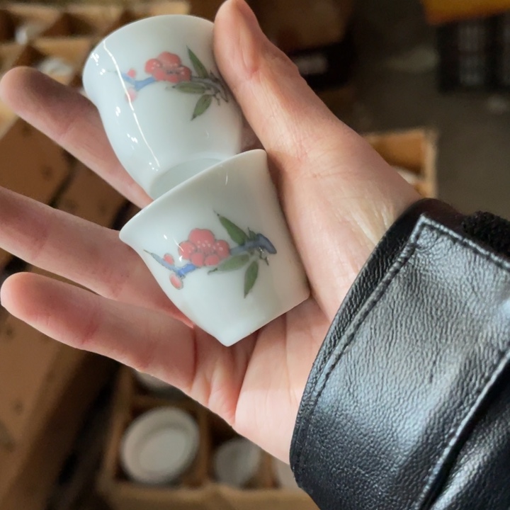 醴陵高温瓷釉下手绘30毫升