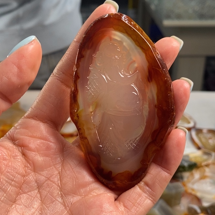 玛瑙/玉髓吊坠(不含链)未镶嵌