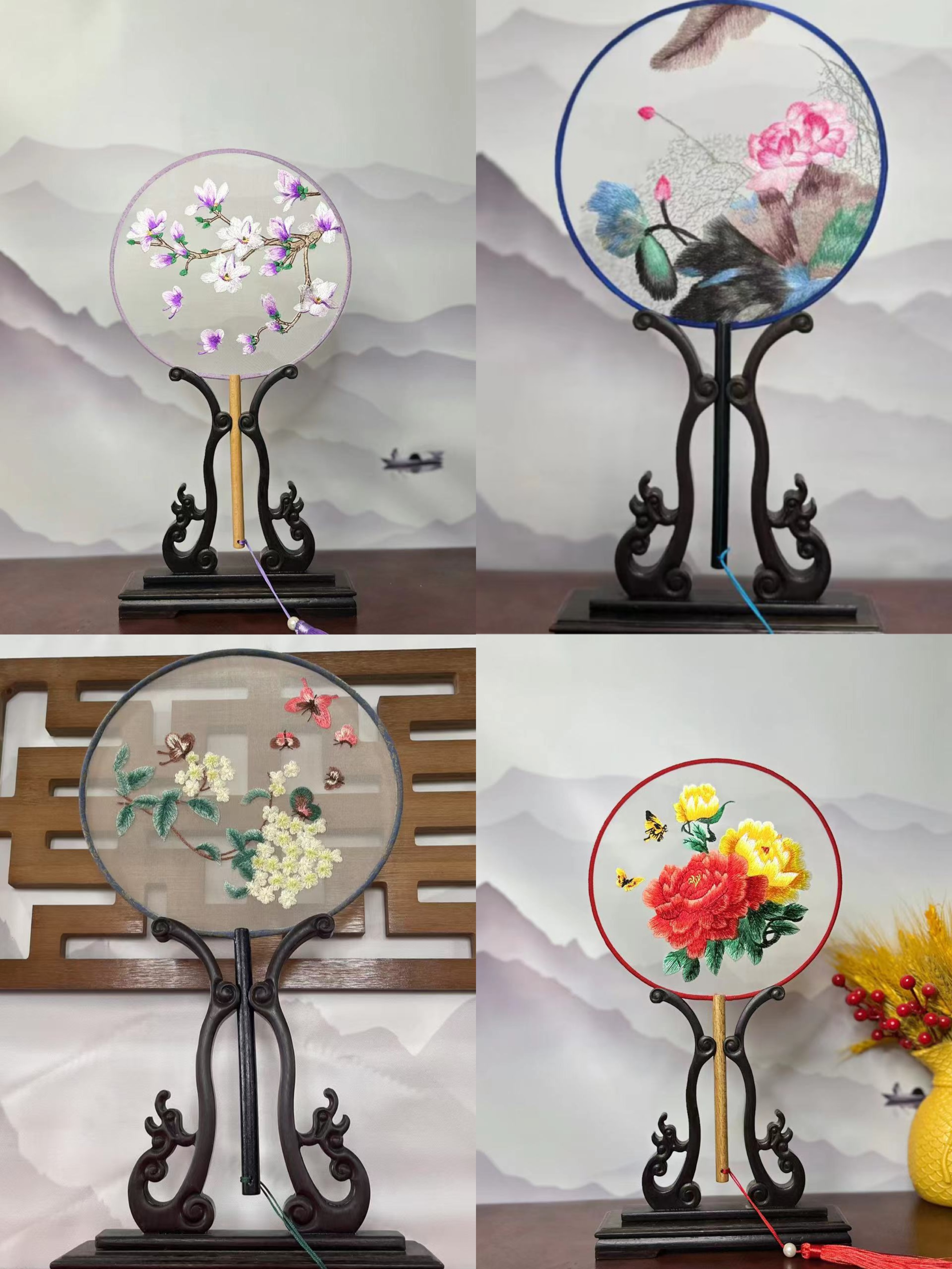 集合（18） 团扇 2025年新款苏绣团扇非遗文化传承