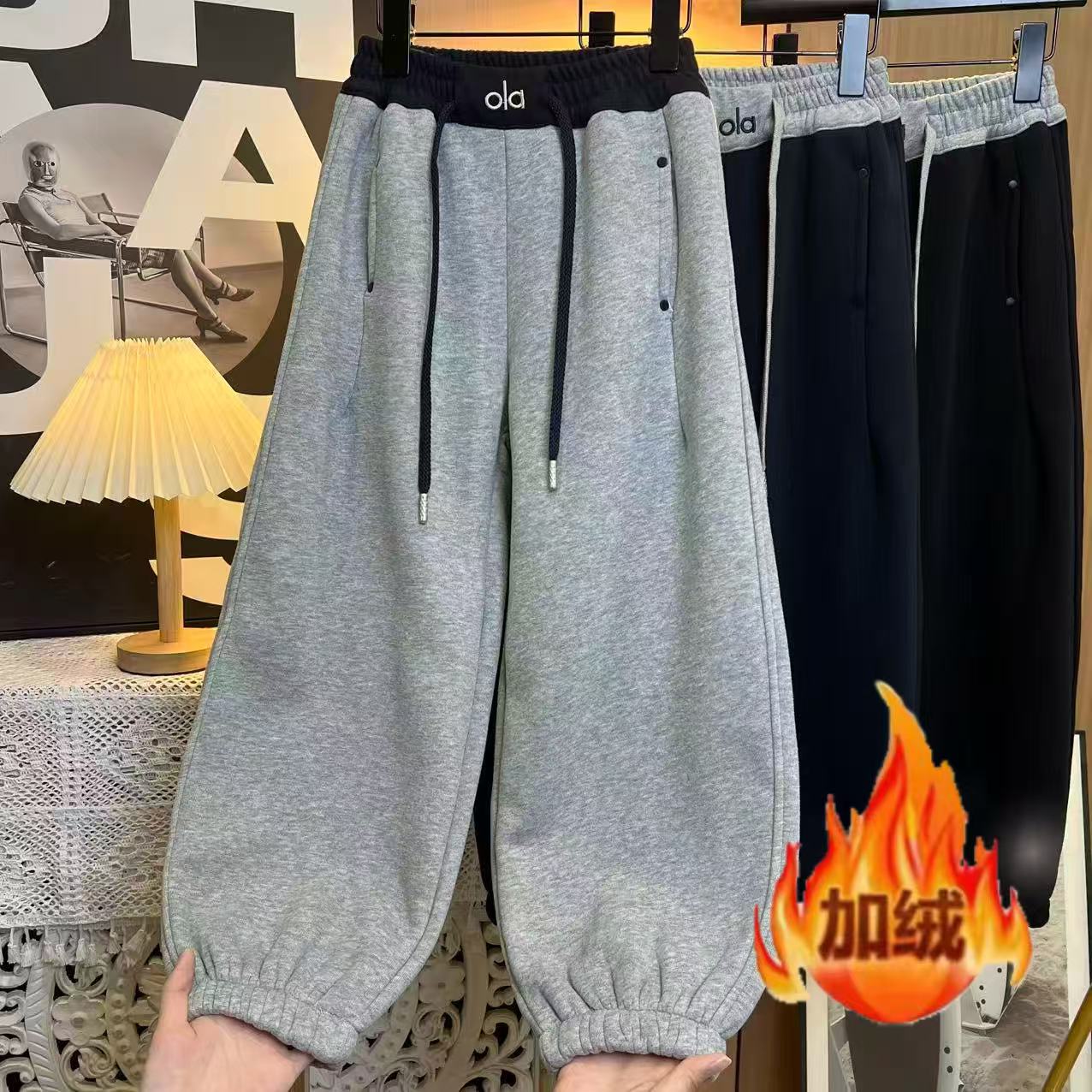 【加绒】版型太赞了~男童加绒卫裤宽松百搭休闲运动裤10901