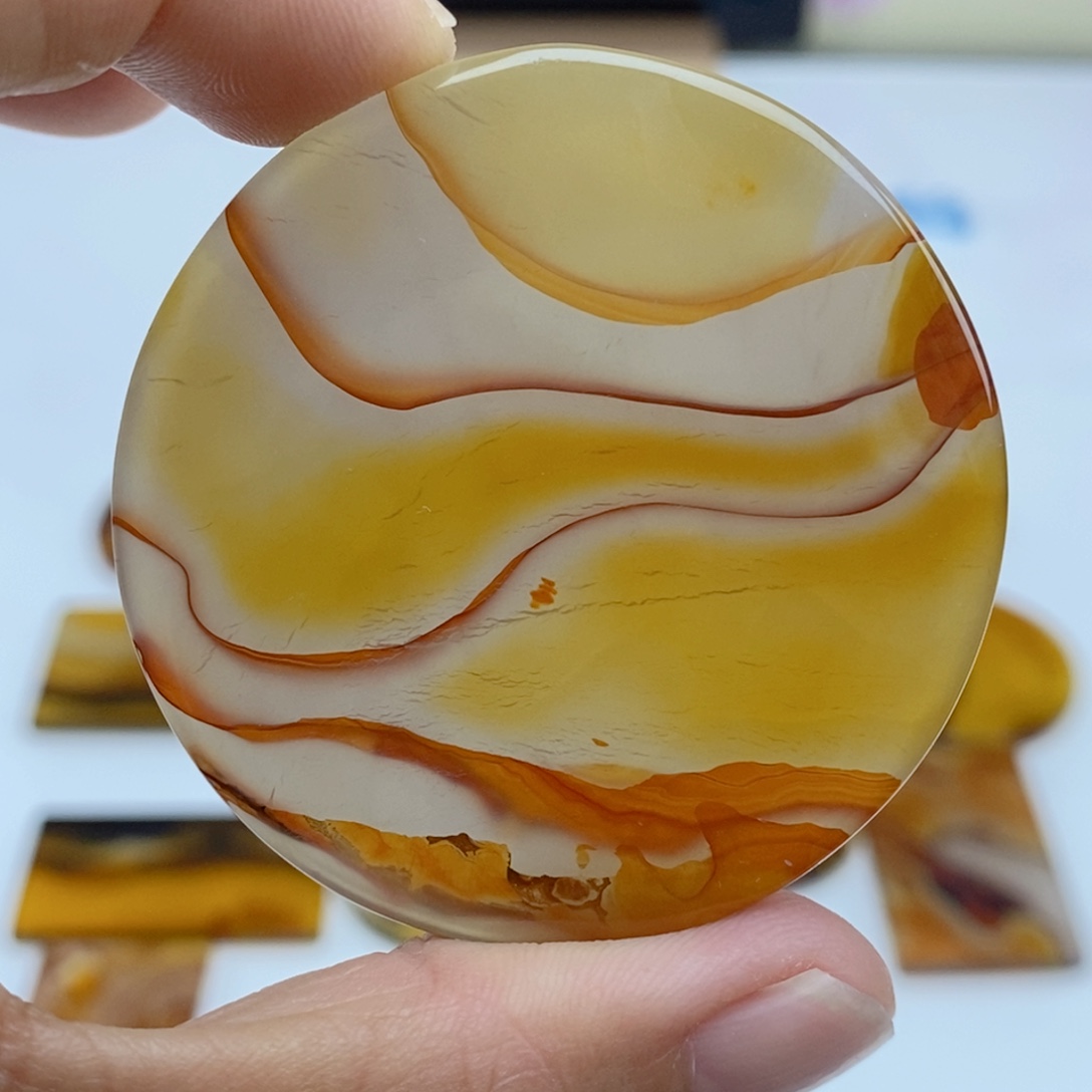 玛瑙/玉髓未镶嵌珠宝半成品