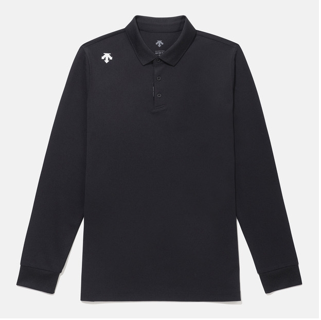DESCENTE/迪桑特25年新款塔夫长袖POLO衫男女同款韩版SQ123UPL11
